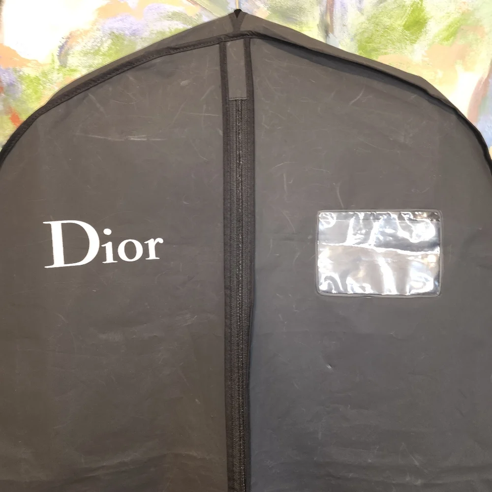 Christian Dior Zip Black Garment Bag NWOT.